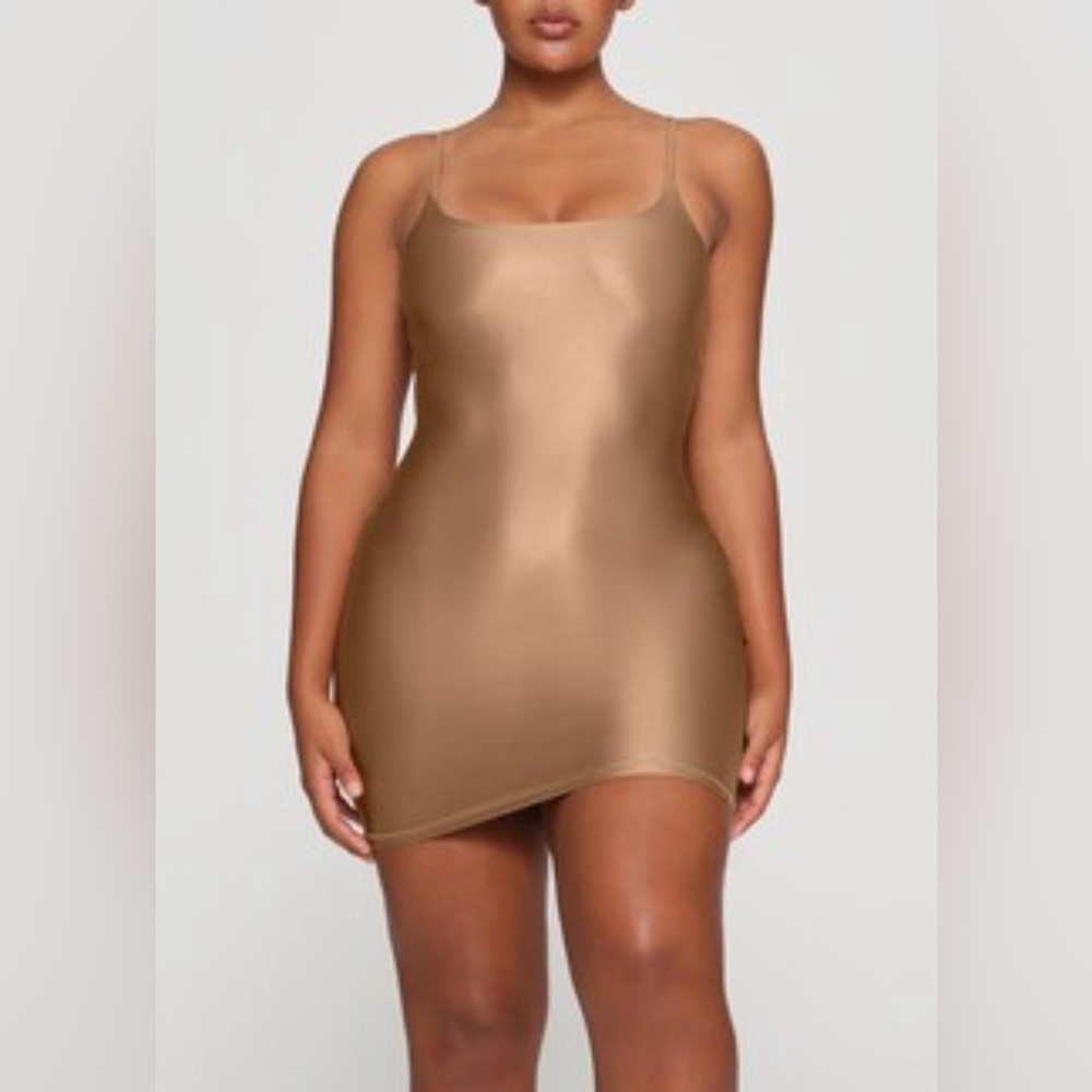 Skims Shine Spandex Jersey Dress